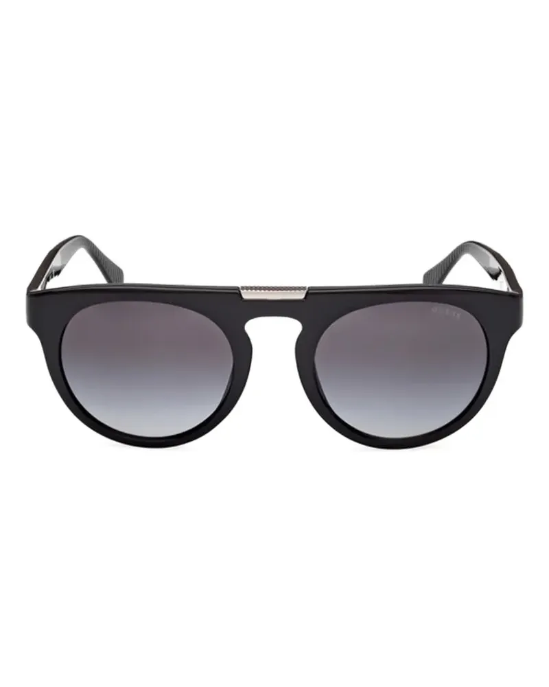 Guess round-frame sunglasses - Schwarz Schwarz