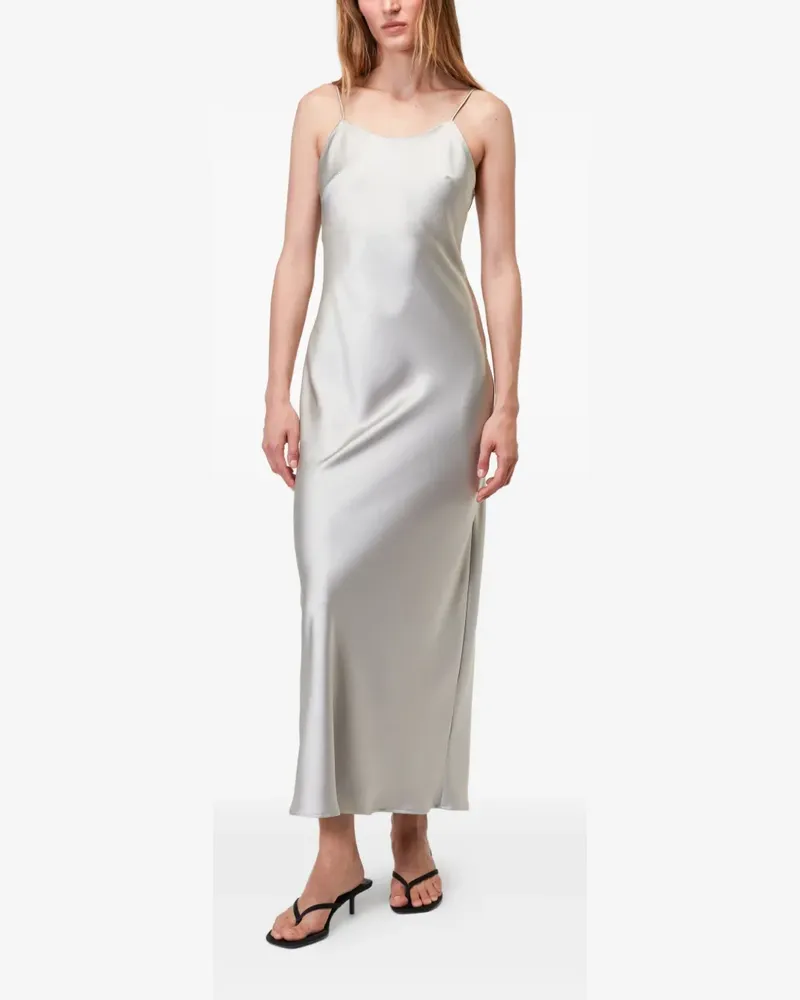 Roberto Collina satin-finish dress - Grau Grau