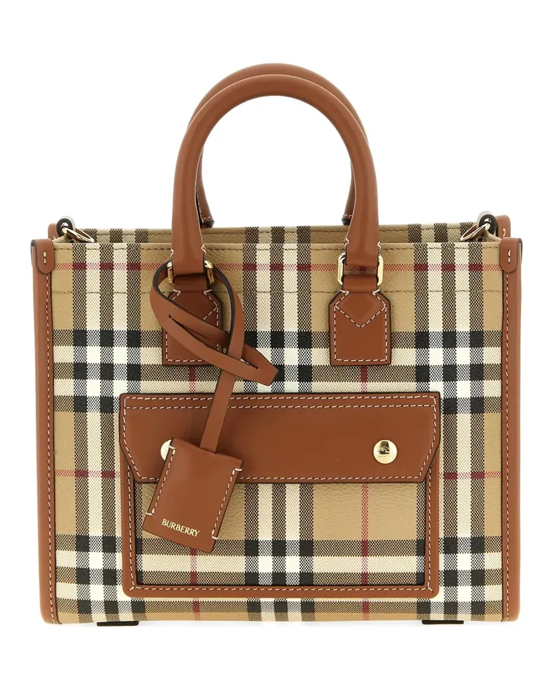 Burberry Freya mini tote bag - Nude Nude