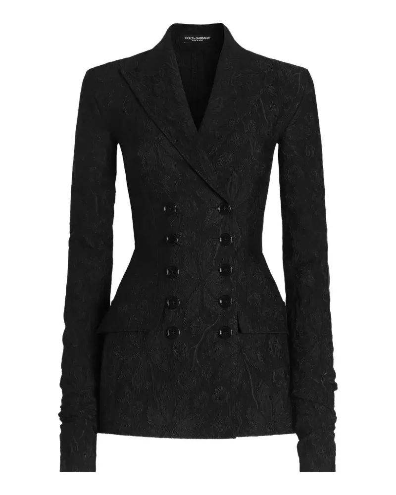 Dolce & Gabbana Jacke aus Brokat - Schwarz Schwarz