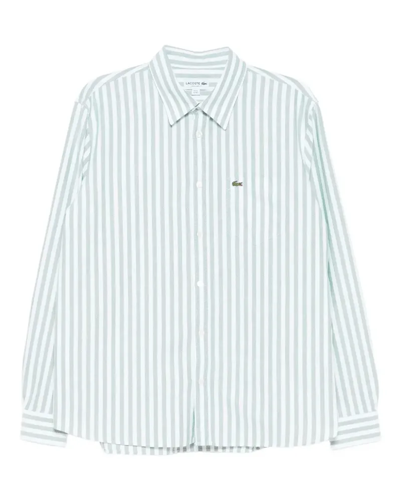 Lacoste Hemd mit Logo-Applikation - Weiß Weiß