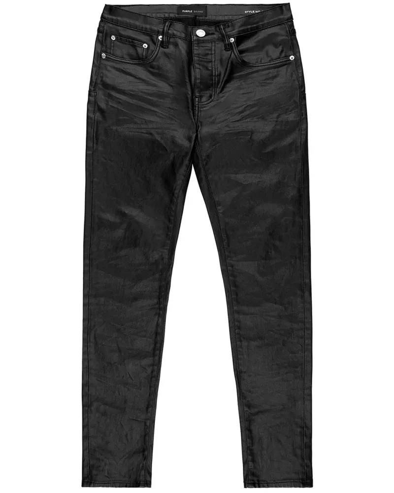 PURPLE BRAND P001 Skinny-Jeans - Schwarz Schwarz
