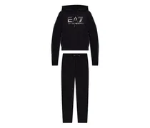 Jogginganzug mit Logo - Schwarz