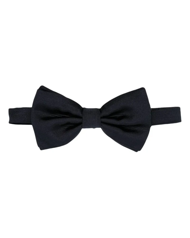 Dolce & Gabbana Fliege aus Seiden-Twill - Blau Blau