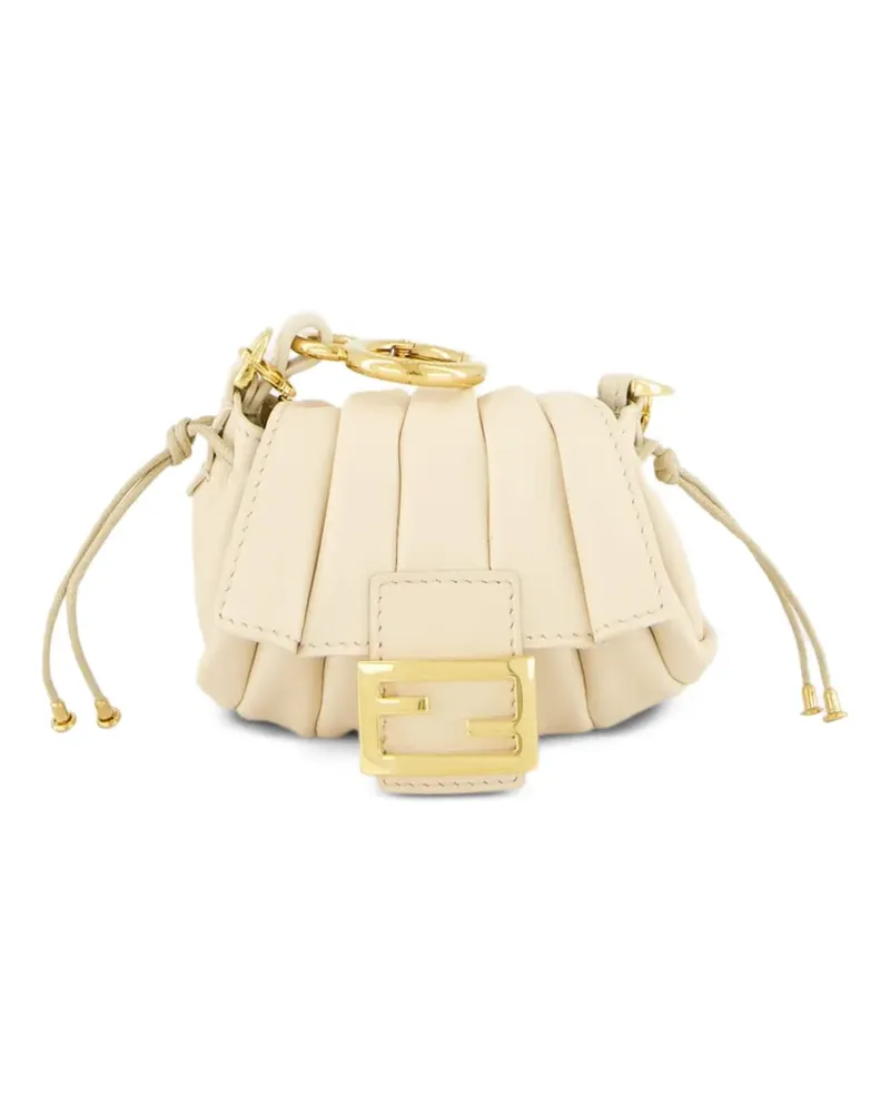 Fendi Nano Mamma Schultertasche - Nude Nude