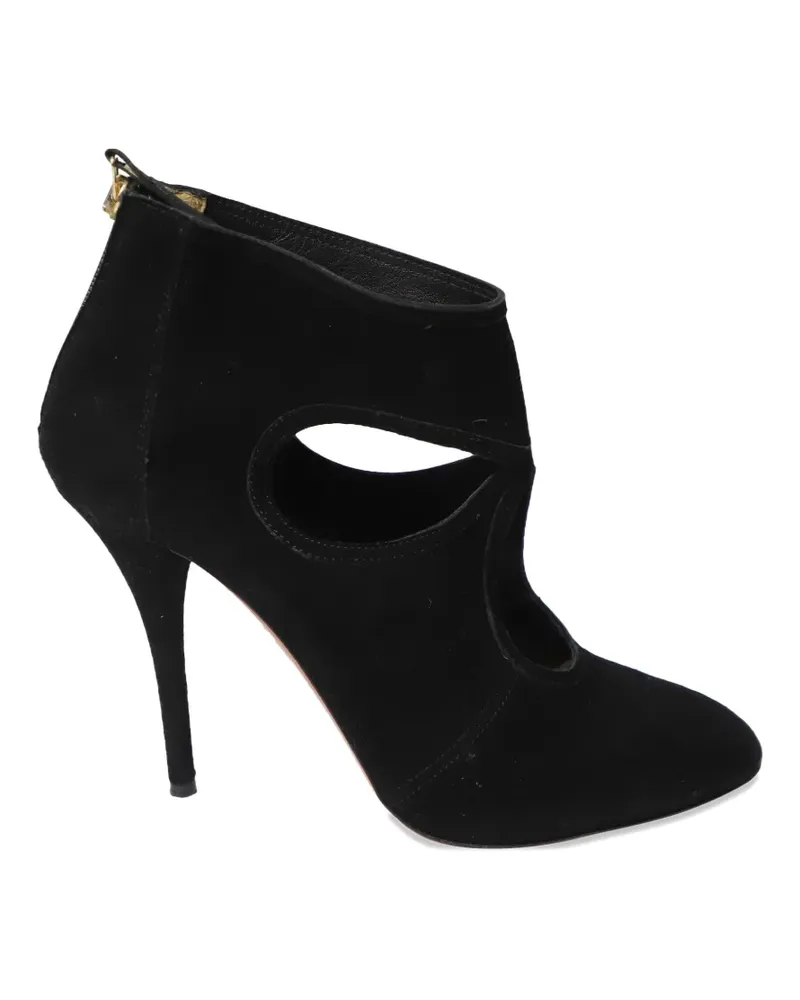 Aquazzura Sexy Thing cut-out ankle boots - Schwarz Schwarz