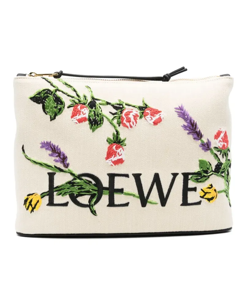Loewe Mittelgroße Oblong Clutch - Nude Nude