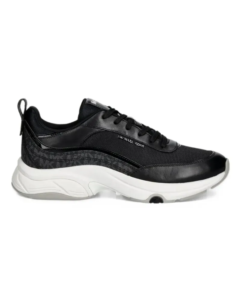 Michael Kors logo-plaque sneakers - Schwarz Schwarz