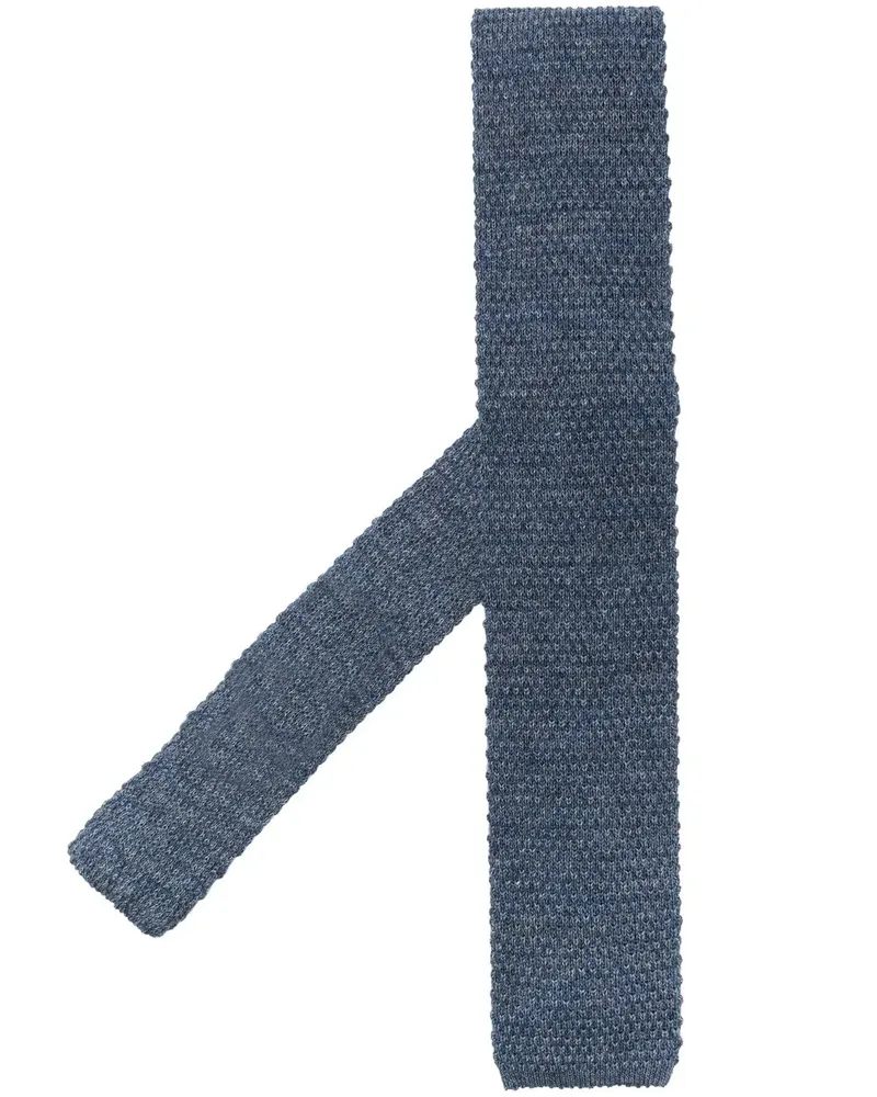 Brunello Cucinelli Gestrickte Krawatte - Blau Blau