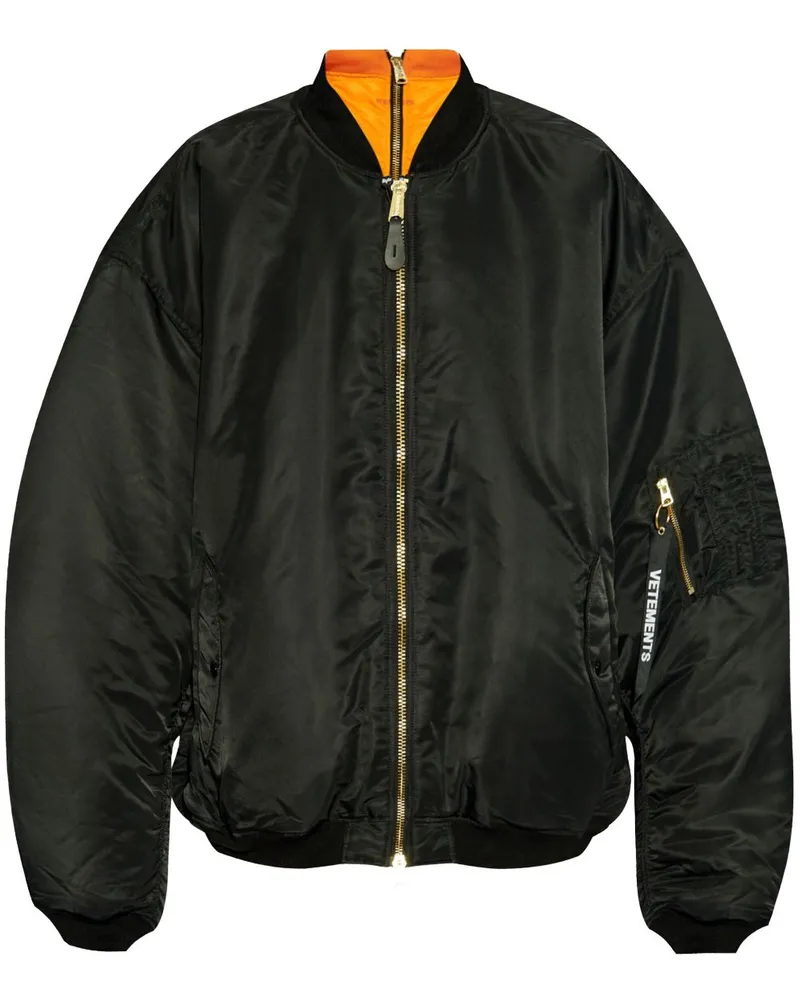 VETEMENTS x Alpha Industries wendbare Bomberjacke - Orange Orange