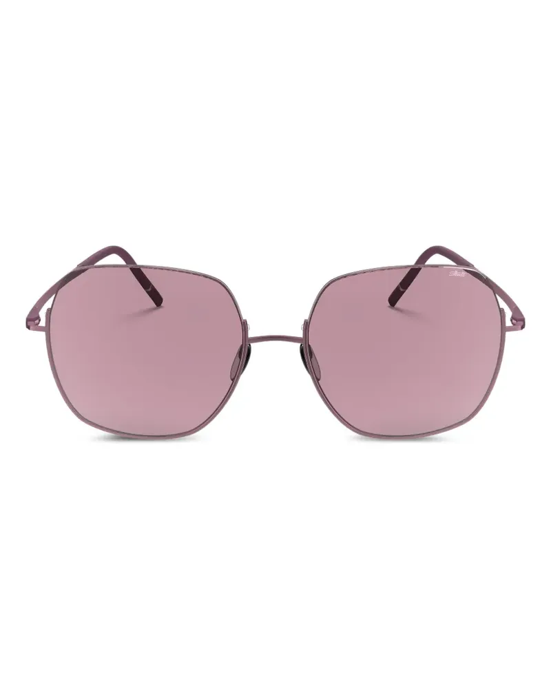 Silhouette Oka Dinamic Dawn geometric-frame sunglasses - Rosa Rosa
