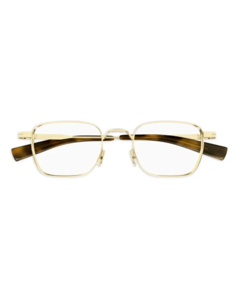Saint Laurent Brille mit eckigem Gestell - Gold Gold