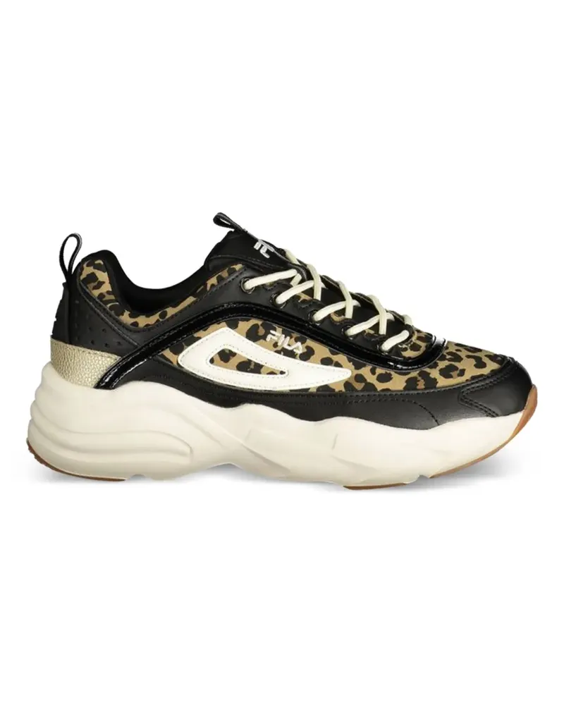 Fila Sneakers mit Leopardenmuster - Schwarz Schwarz
