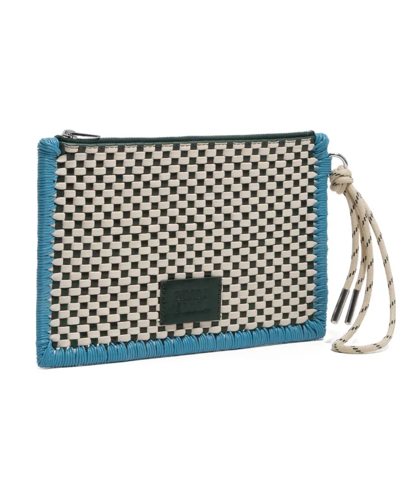 BIMBA Y LOLA woven drawstring wallet - Nude Nude