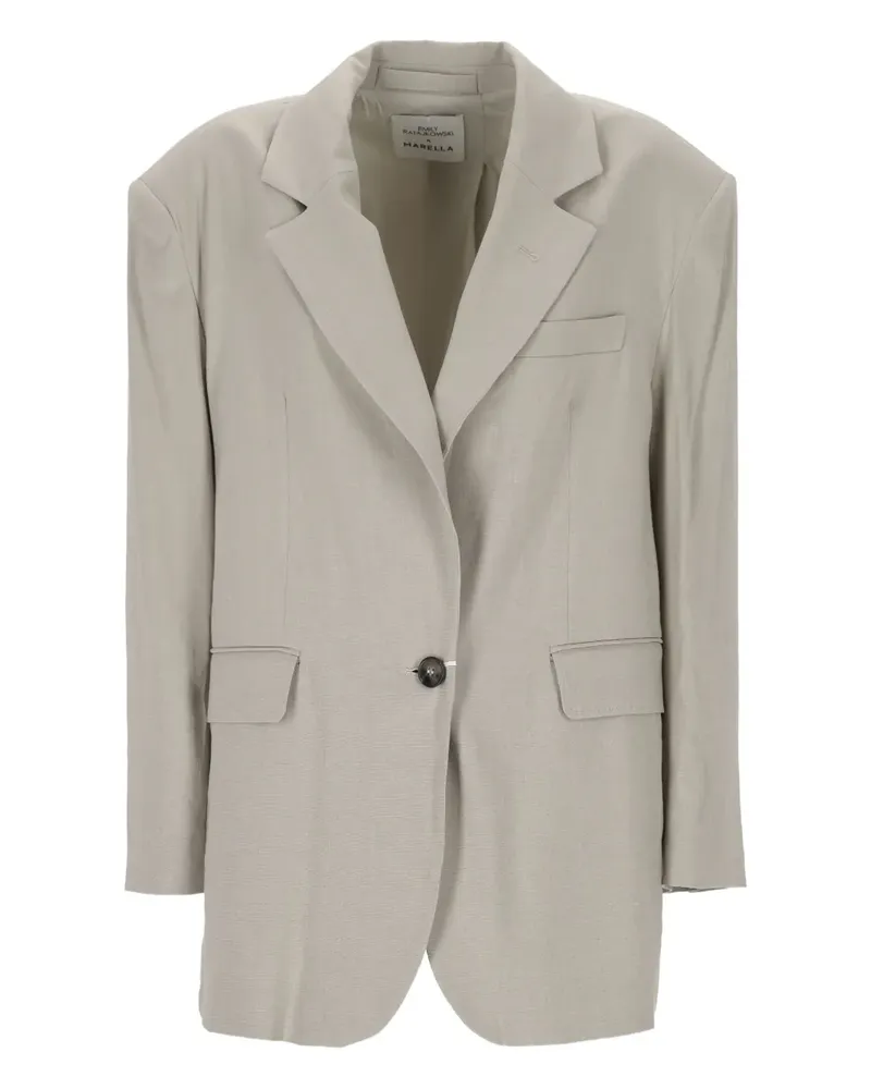 MARELLA single-breasted blazer - Nude Nude