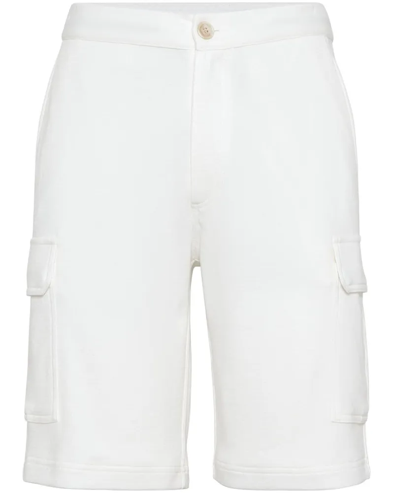 Brunello Cucinelli Klassische Bermudas - Weiß Weiß