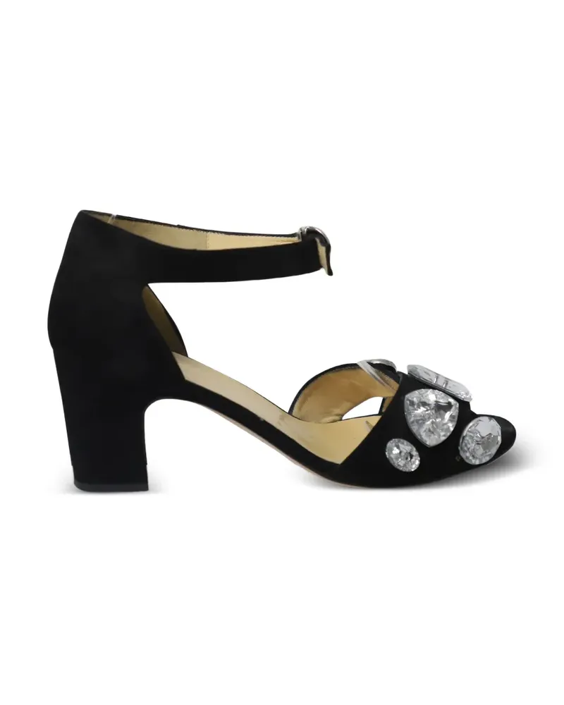 Bionda Castana crystal-embellishment sandals - Schwarz Schwarz