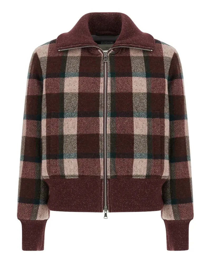 Paul & Shark check-pattern bomber jacket - Rosa Rosa