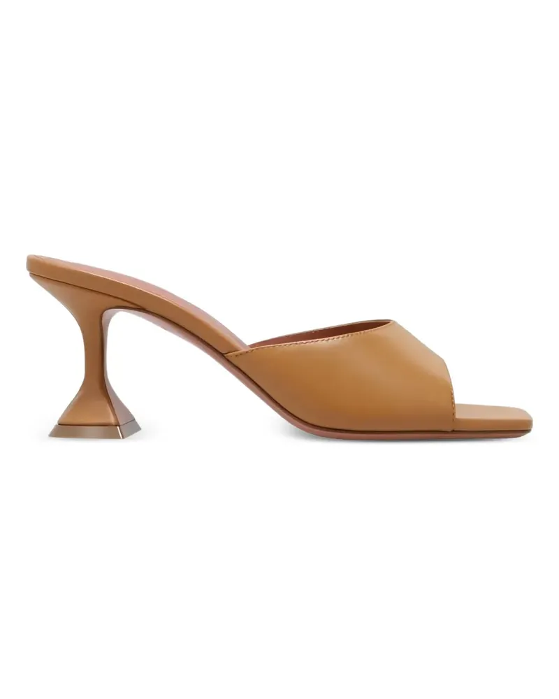 Amina Muaddi Lupita leather sandals - Braun Braun