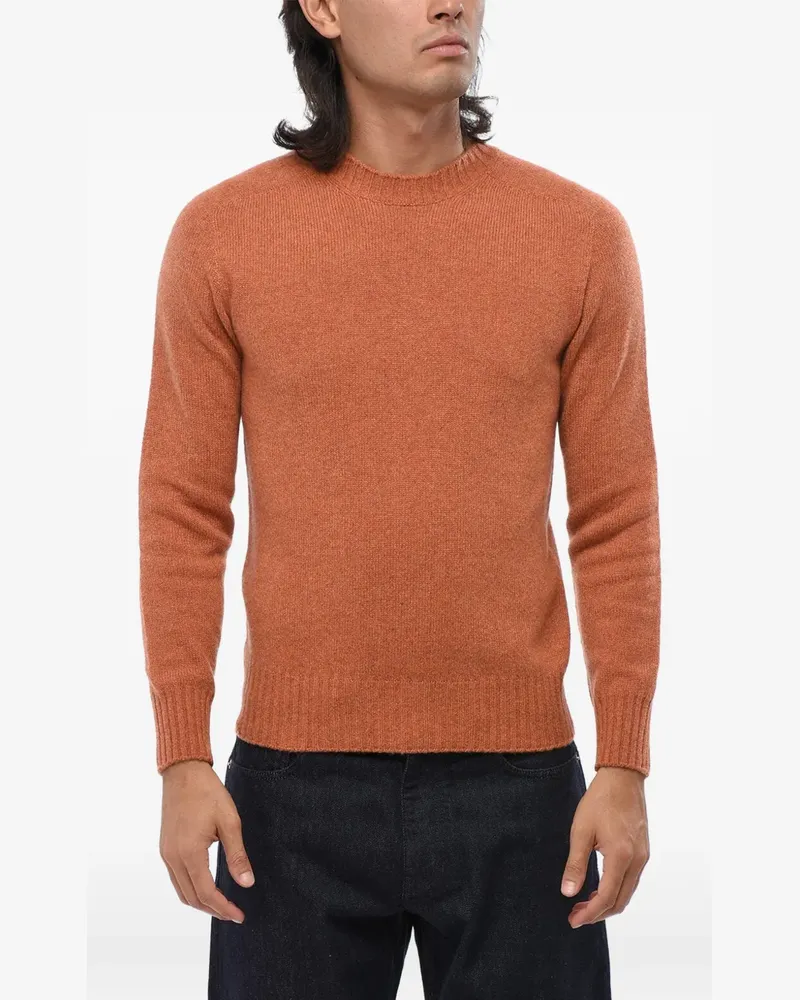 Malo Kaschmirpullover mit rundem Ausschnitt - Orange Orange