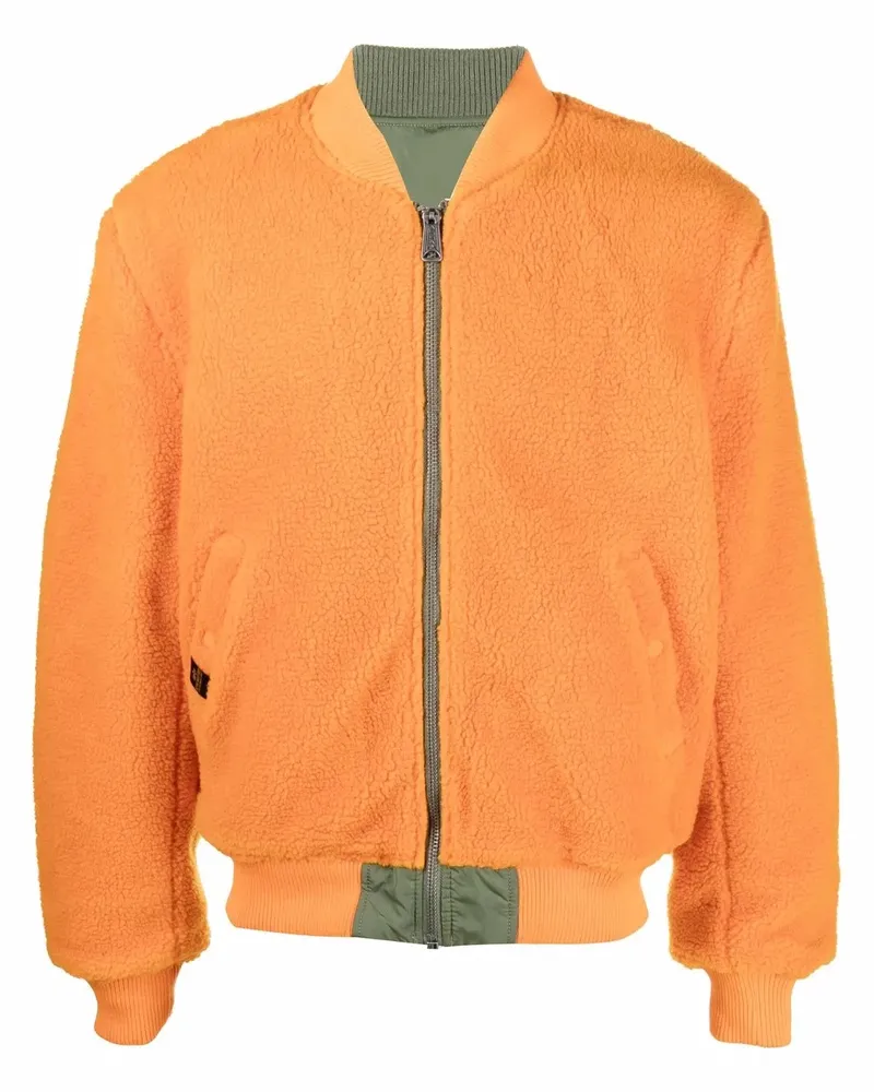 Alpha Industries Wendbare Bomberjacke - Orange Orange