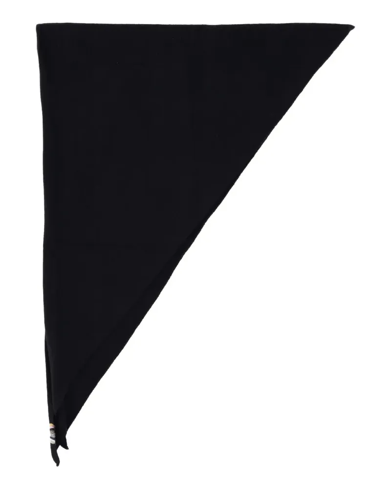 extreme cashmere Dreieckiger Schal aus Kaschmirgemisch - Schwarz Schwarz