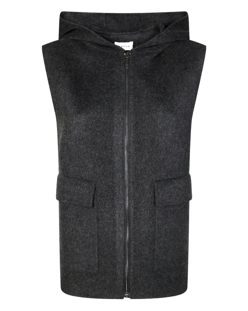 P.A.R.O.S.H. P.A.R.O H. hooded pocket gilet - Grau Grau