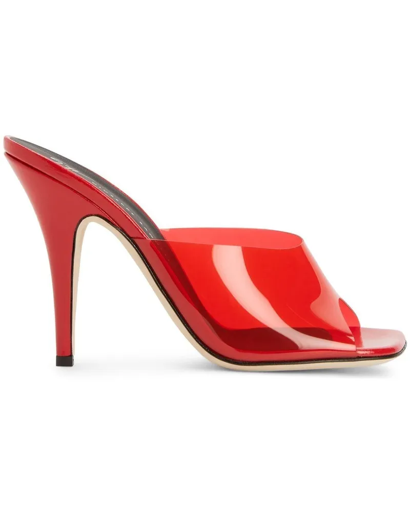 Giuseppe Zanotti Earthshine Plexy Sandalen 105mm - Rot Rot