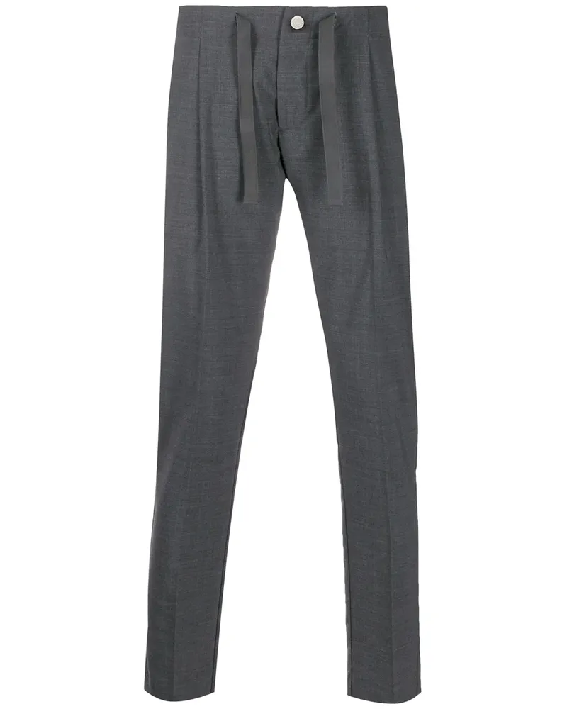 Entre Amis Klassische Hose mit Falten - Grau Grau