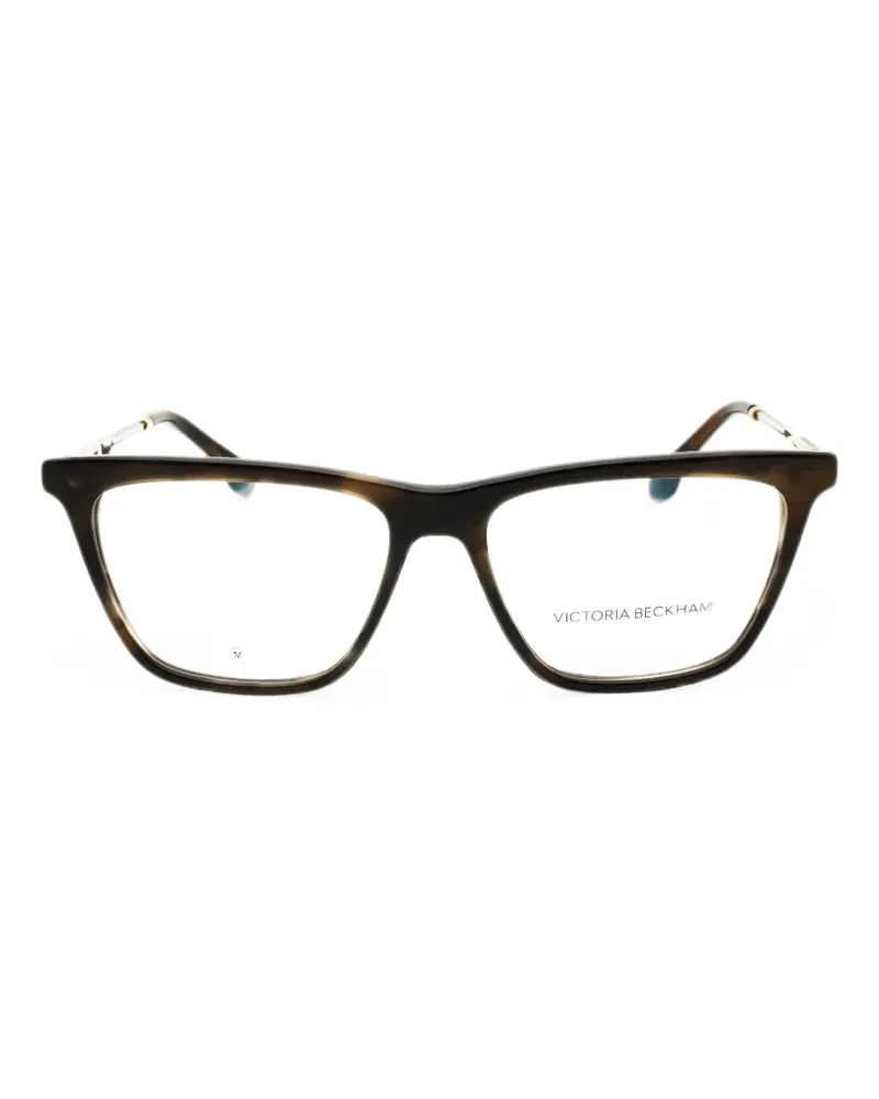 Victoria Beckham Brille mit eckigem Gestell - Braun Braun