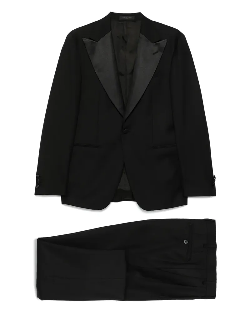 Corneliani Einreihiger Smoking - Schwarz Schwarz