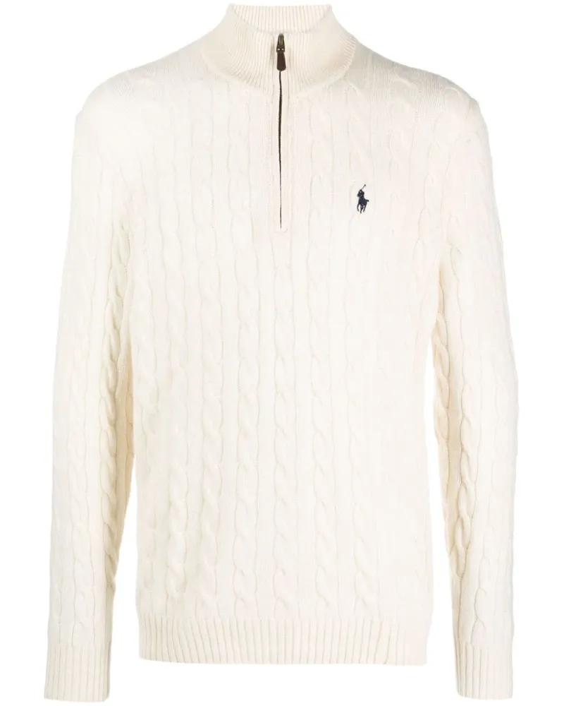 Ralph Lauren Pullover mit Logo-Stickerei - Nude Nude