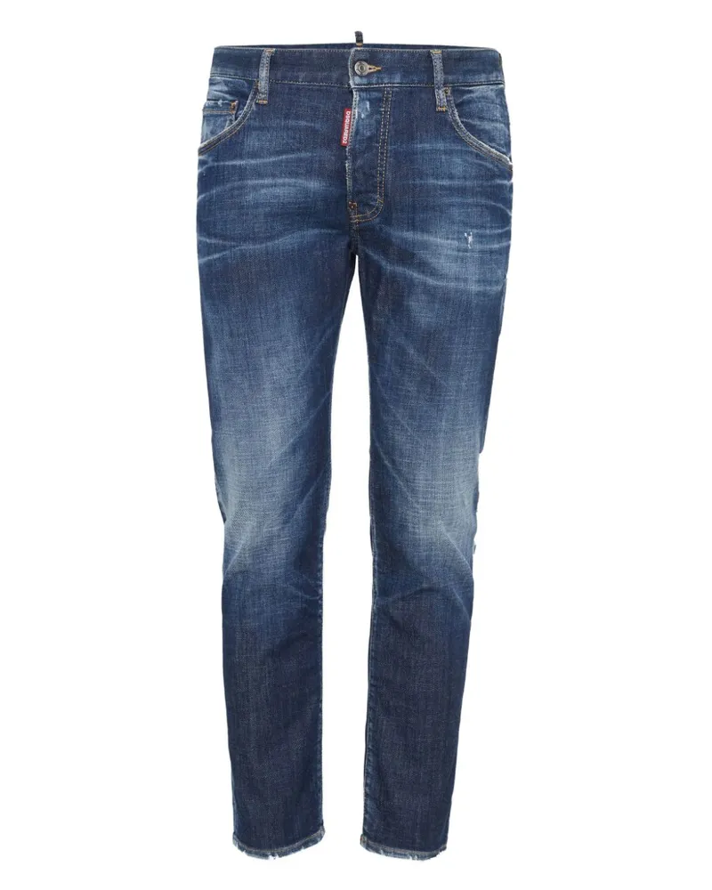 Dsquared2 Klassische Cropped-Jeans - Blau Blau