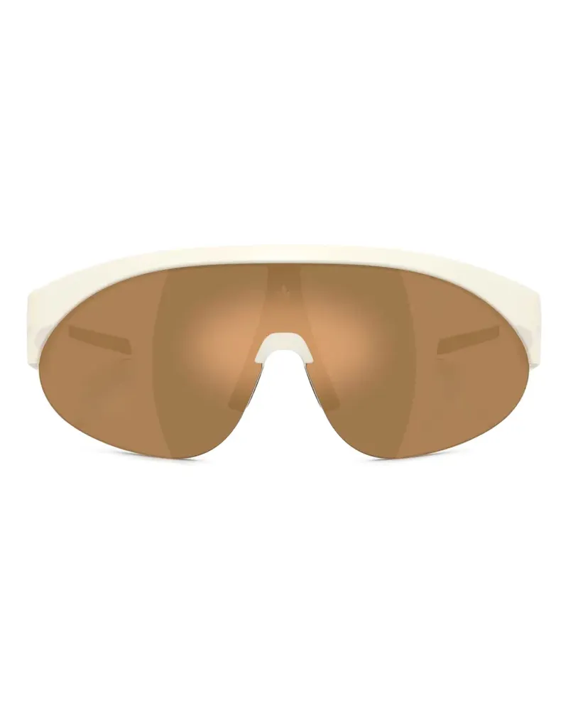 Moncler Myrr Sonnenbrille mit geometrischem Gestell - Weiß Weiß