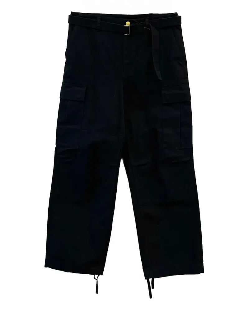 Sacai Hose mit Gürtel - Schwarz Schwarz