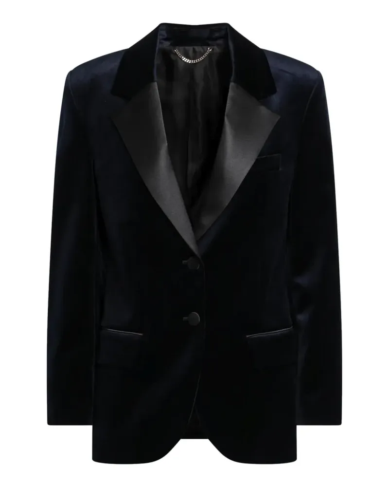 Victoria Beckham Camilla Blazer aus Samt - Blau Blau