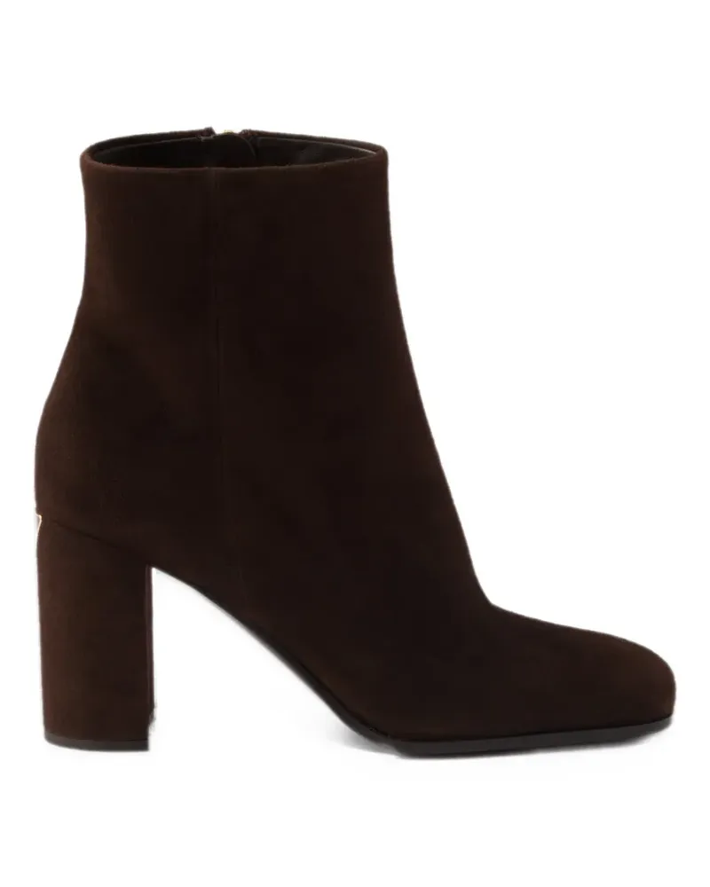 Prada Stiefeletten aus Wildleder - Braun Braun