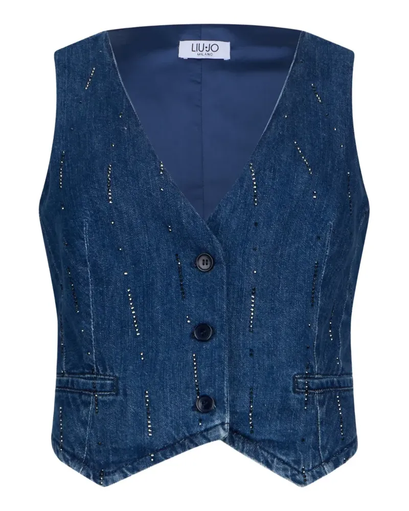 Liu Jo Weste mit Strass - Blau Blau