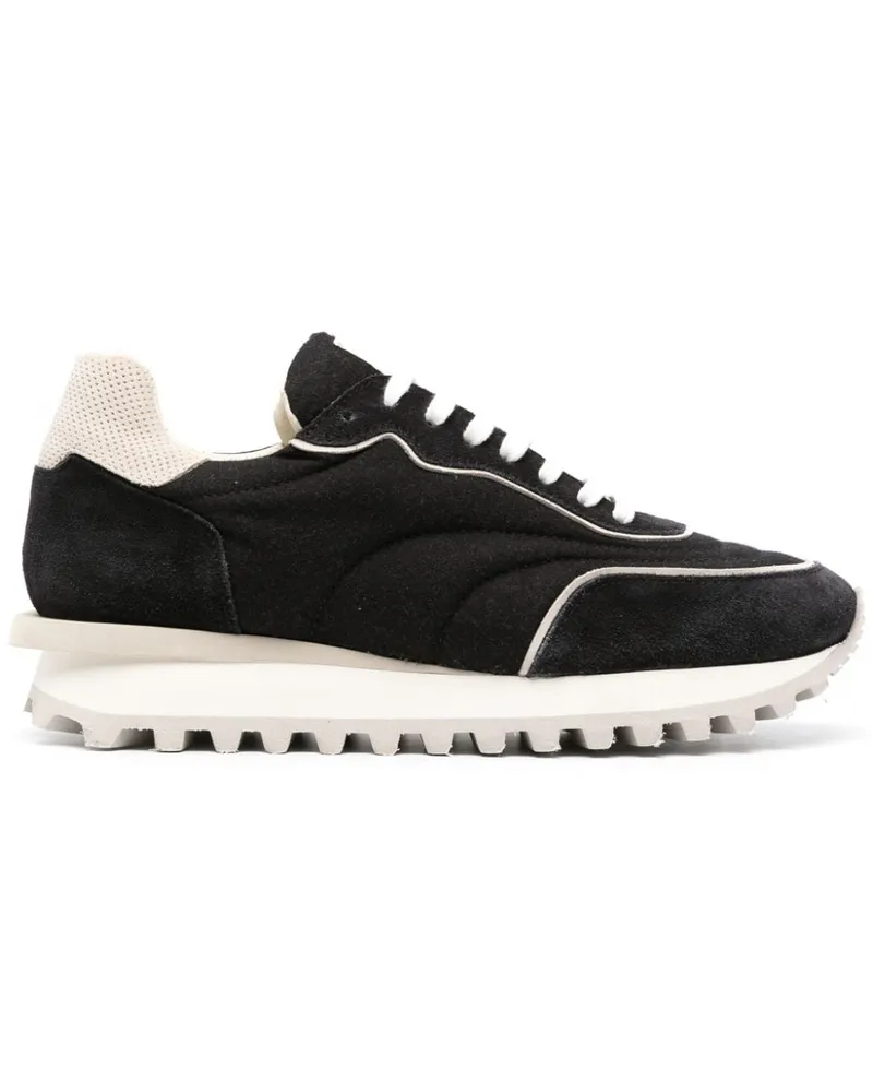 Eleventy Sneakers aus Wildleder - Schwarz Schwarz