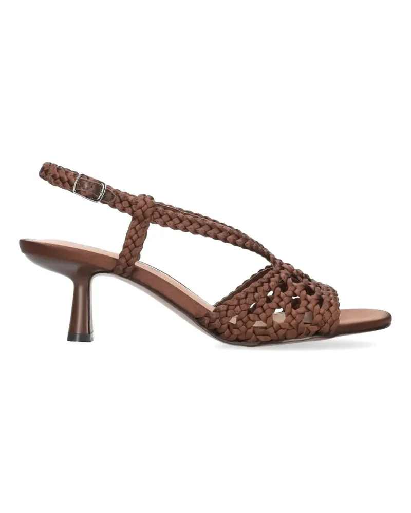 Bibi Lou woven-strap sandals - Braun Braun