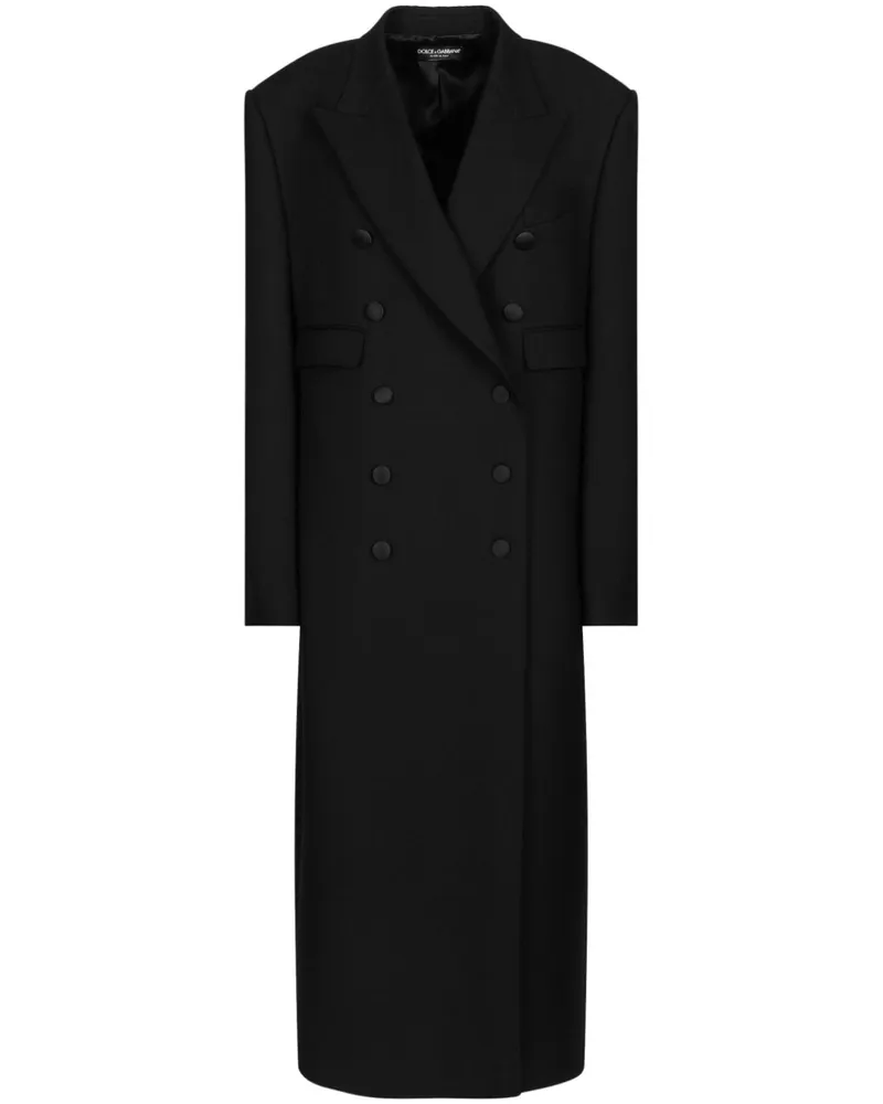 Dolce & Gabbana Klassische Cabanjacke - Schwarz Schwarz