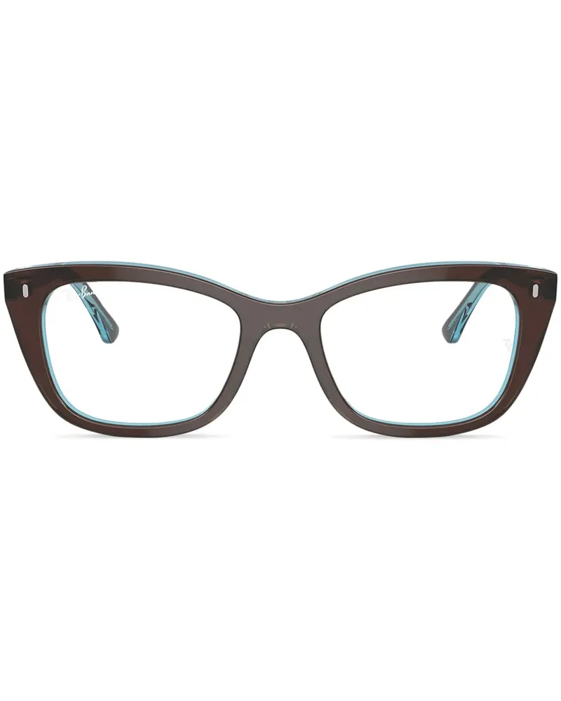 Ray Ban Klassische Cat-Eye-Brille - Braun Braun