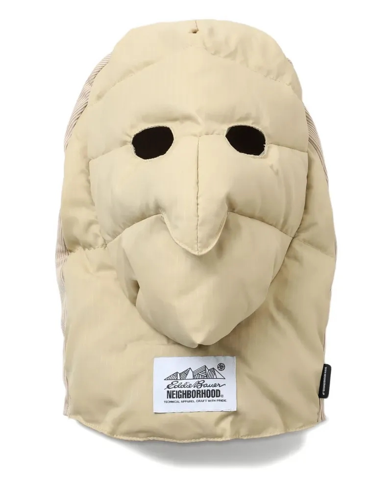 Neighborhood quilted face mask - Nude Nude