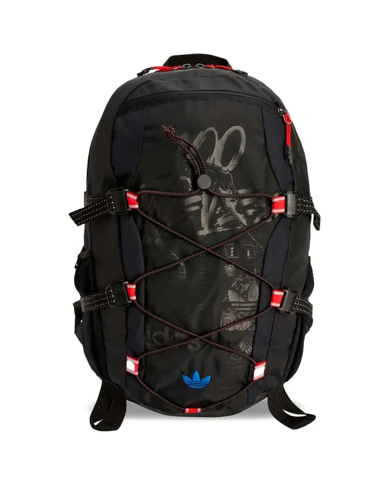 adidas x 100 Thieves Rucksack mit Kordelzug - Schwarz Schwarz