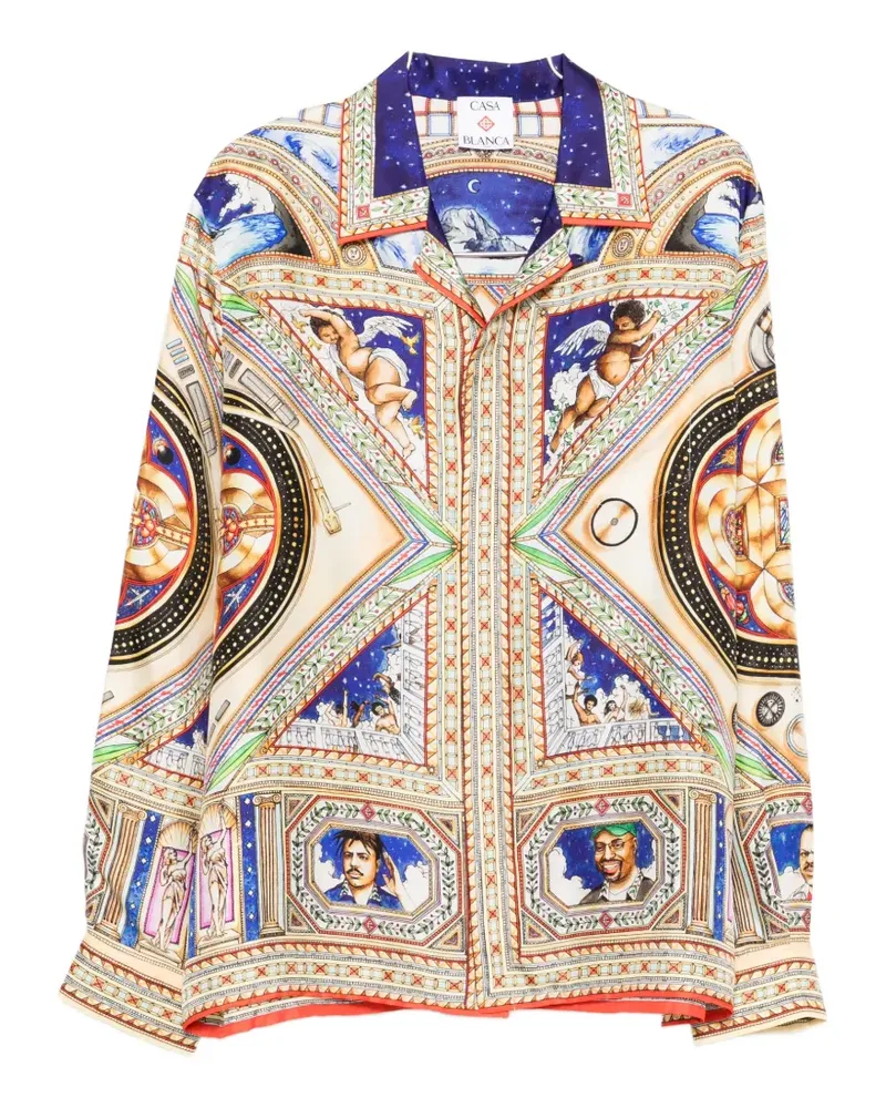 Casablanca Paris printed shirt - Nude Nude