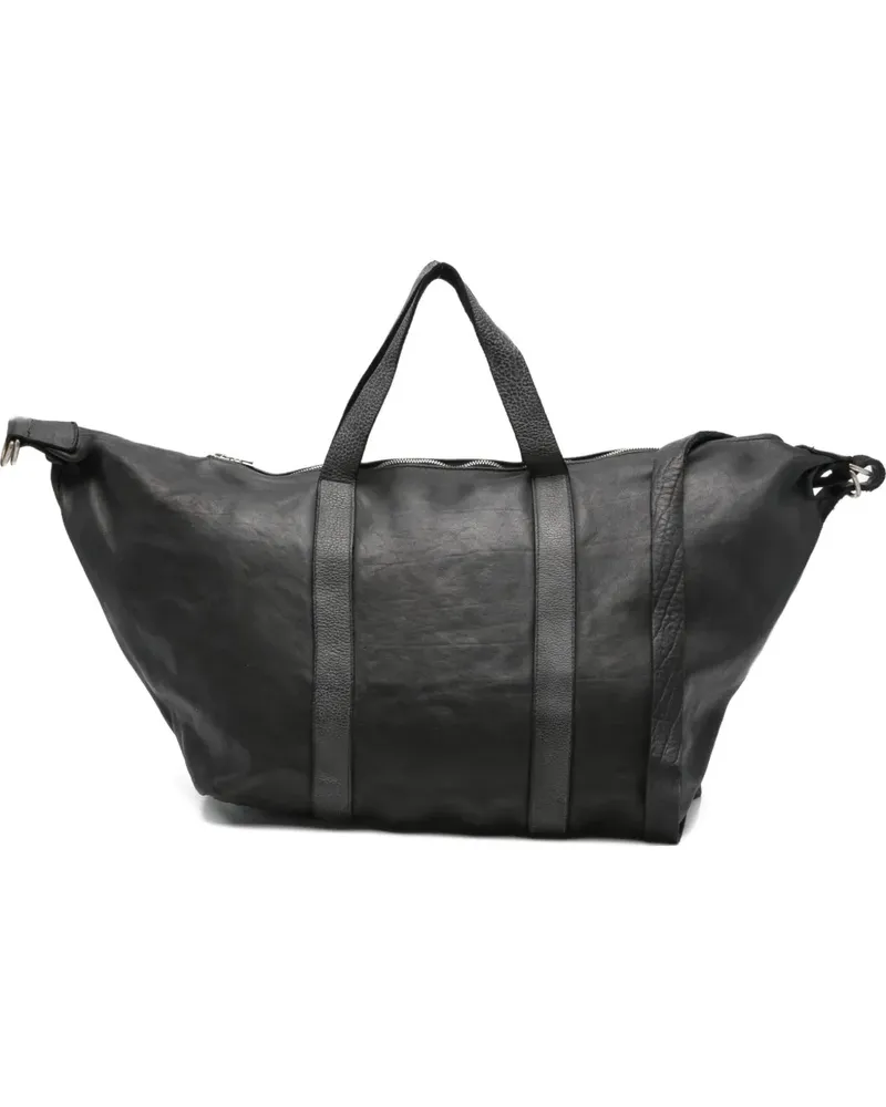 GUIDI leather tote bag - Schwarz Schwarz