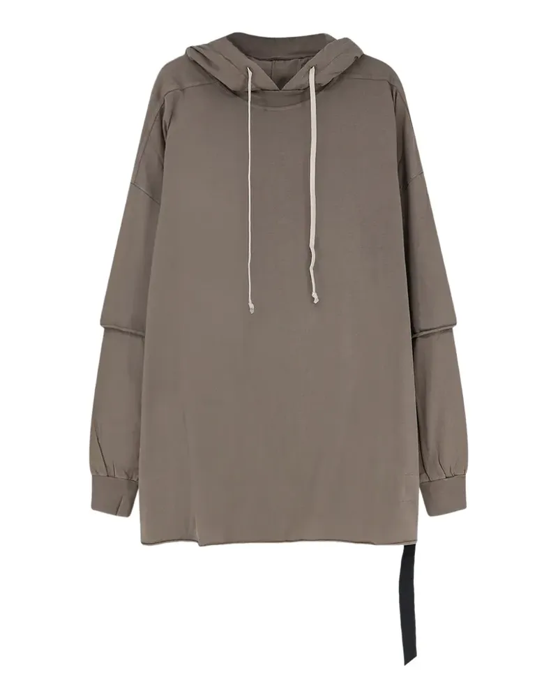 DRKSHDW by Rick Owens Hoodie im Layering-Look - Braun Braun