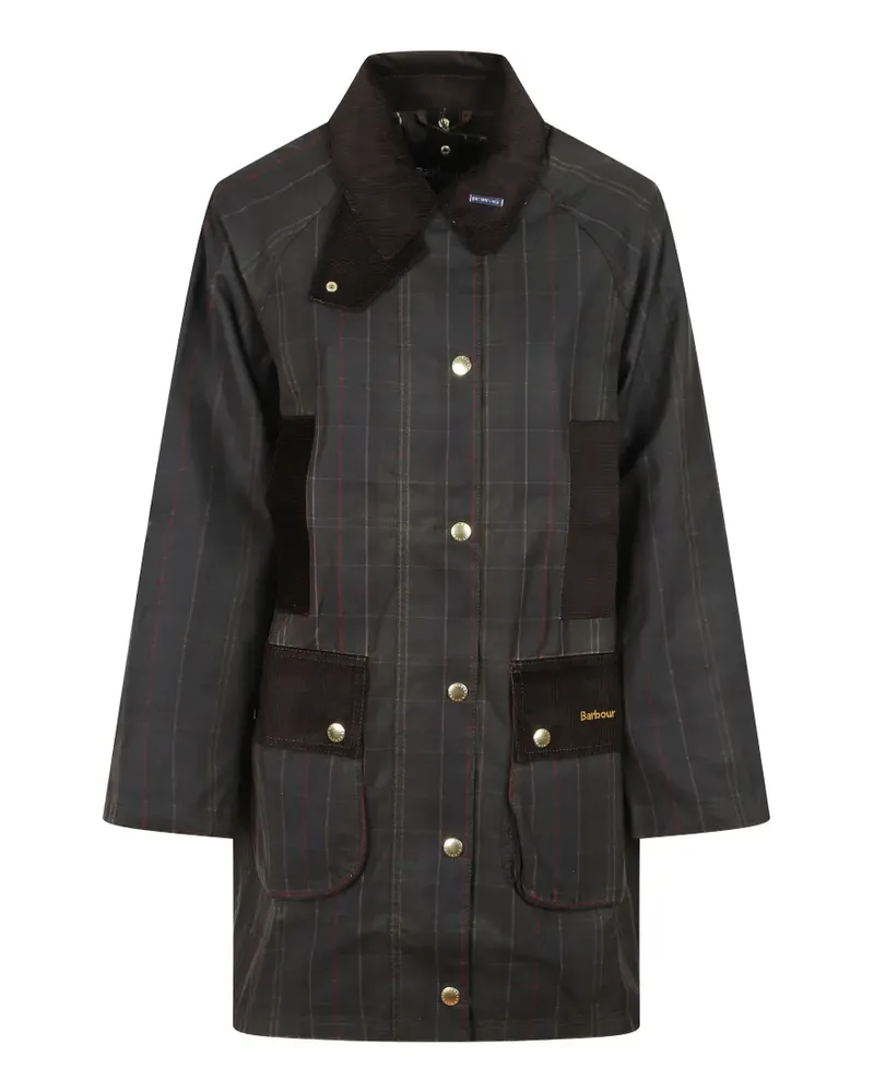 Barbour Beaufort tartan coat - Grün Grün