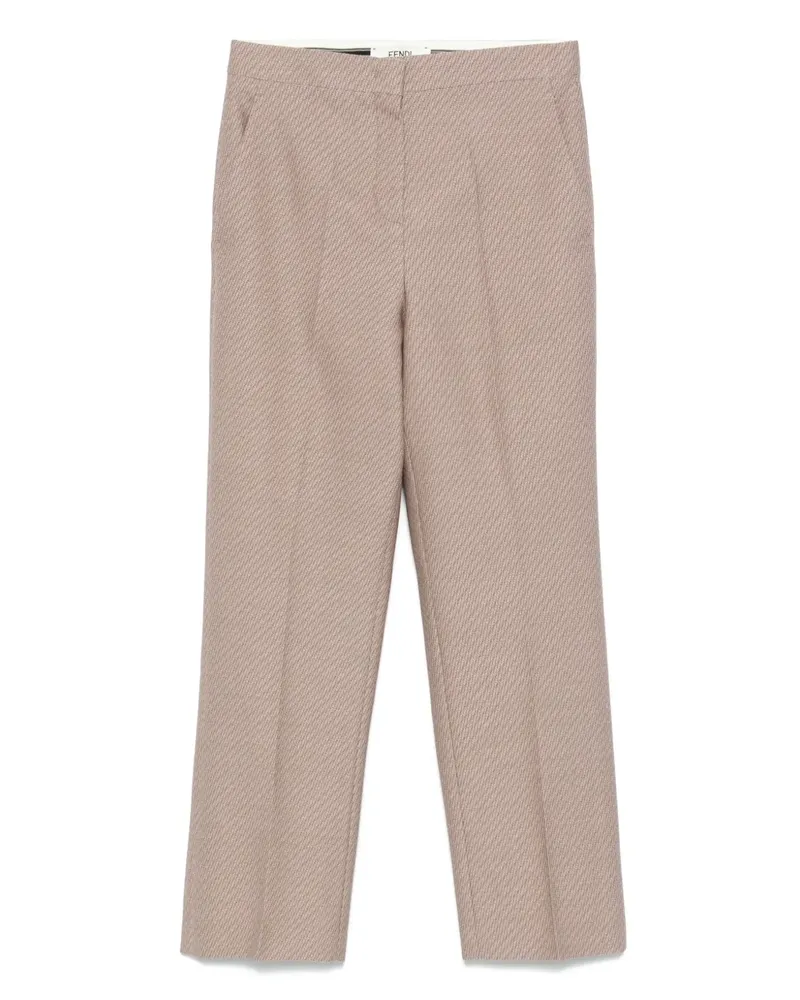 Fendi Hose aus FF-Jacquard - Braun Braun