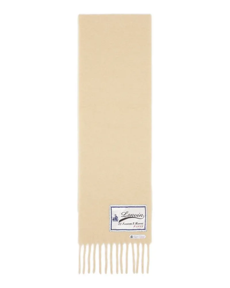 Lanvin Schal mit Fransen - Nude Nude